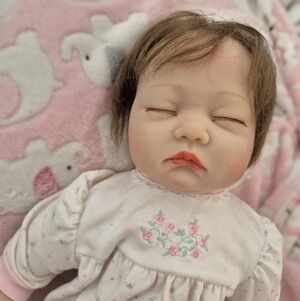 Realistic Type Doll 2.4 lbs With Cloth Body
